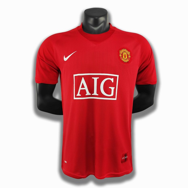 AAA Quality Manchester Utd 07/08 Home Soccer Jersey